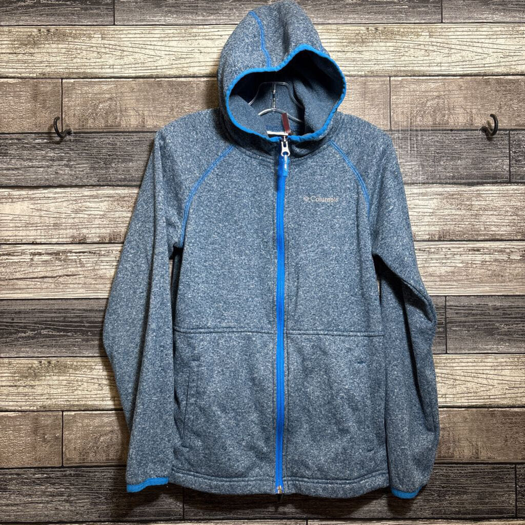 COLUMBIA HOODED FLEECE JACKET LARGE 10/12
