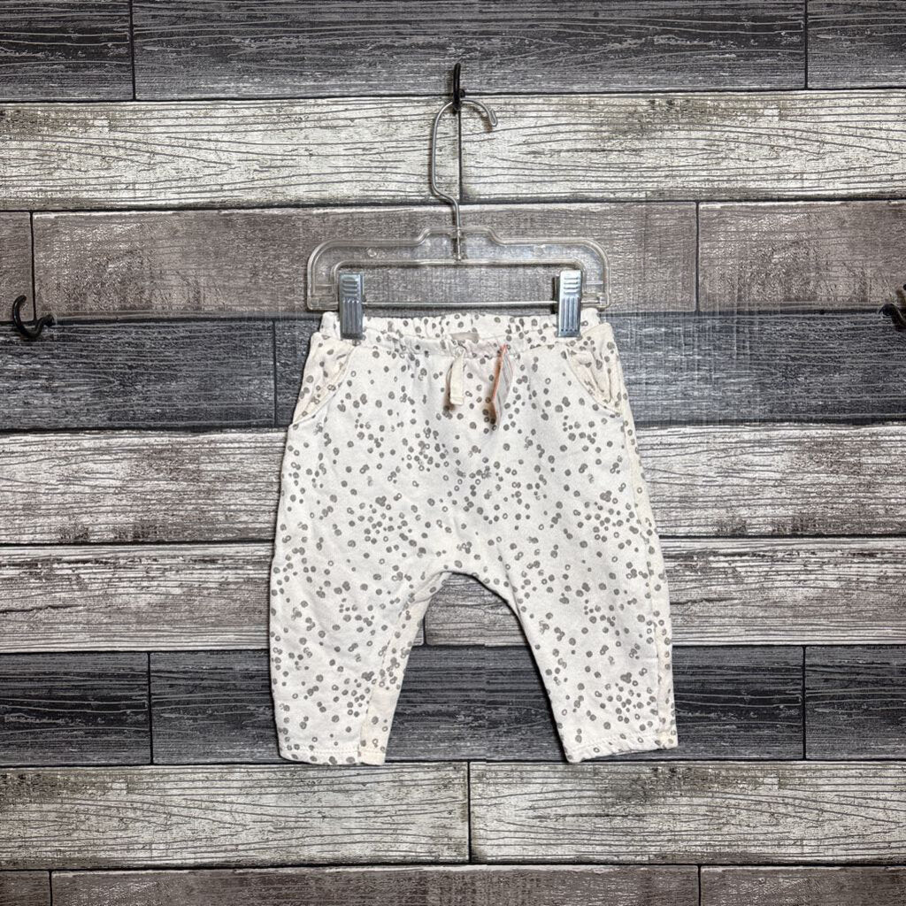 ZARA COTTON PANTS 6-9 MO
