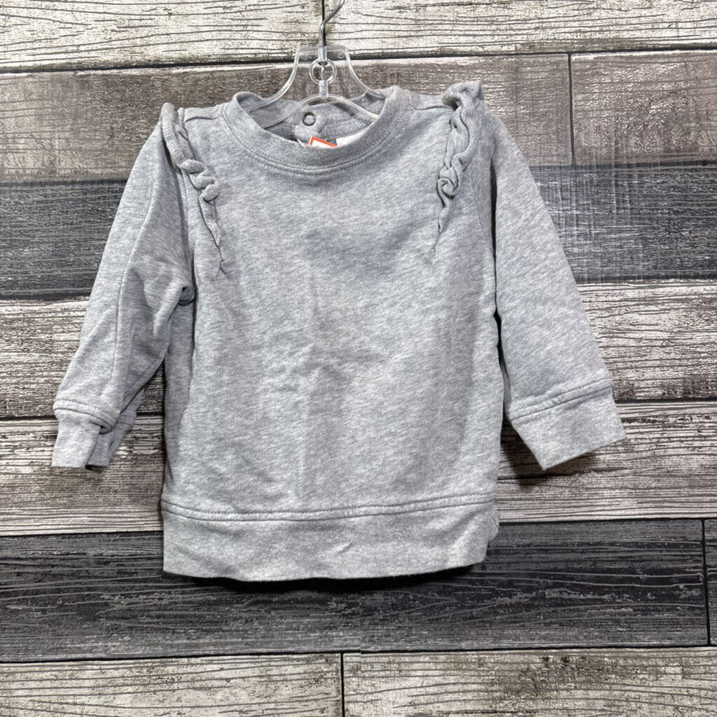 HANNA RUFFLE SHOULDER SWEATSHIRT 80 / 18-24 MO