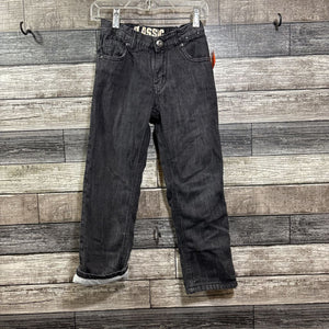 GYMBOREE FLEECE LINED BLACK JEANS 6