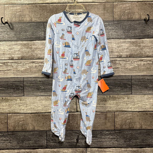 MAGNETIC ME BAMBOO FOOTIE PJ 3-6 MO