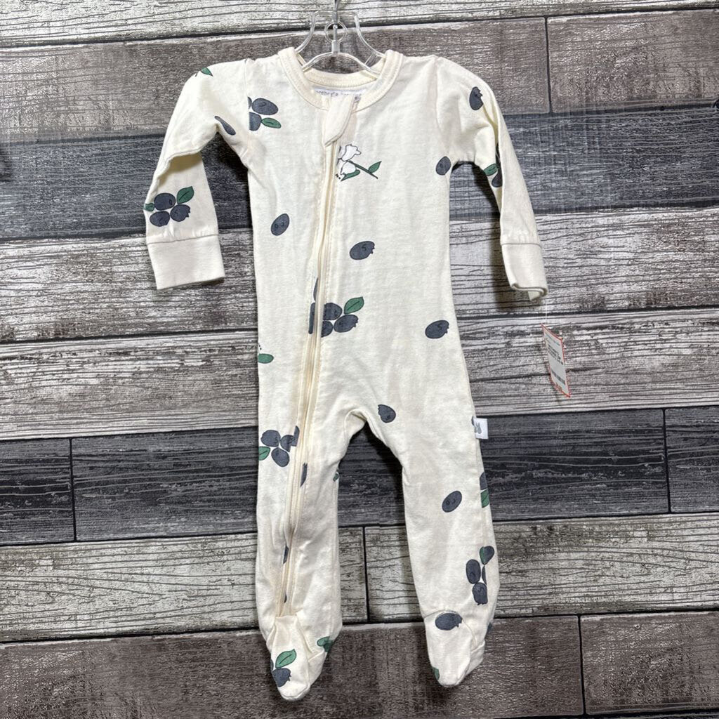 MOTHER'S PROMISE ZIP FOOTIE PJ 3-6 MO