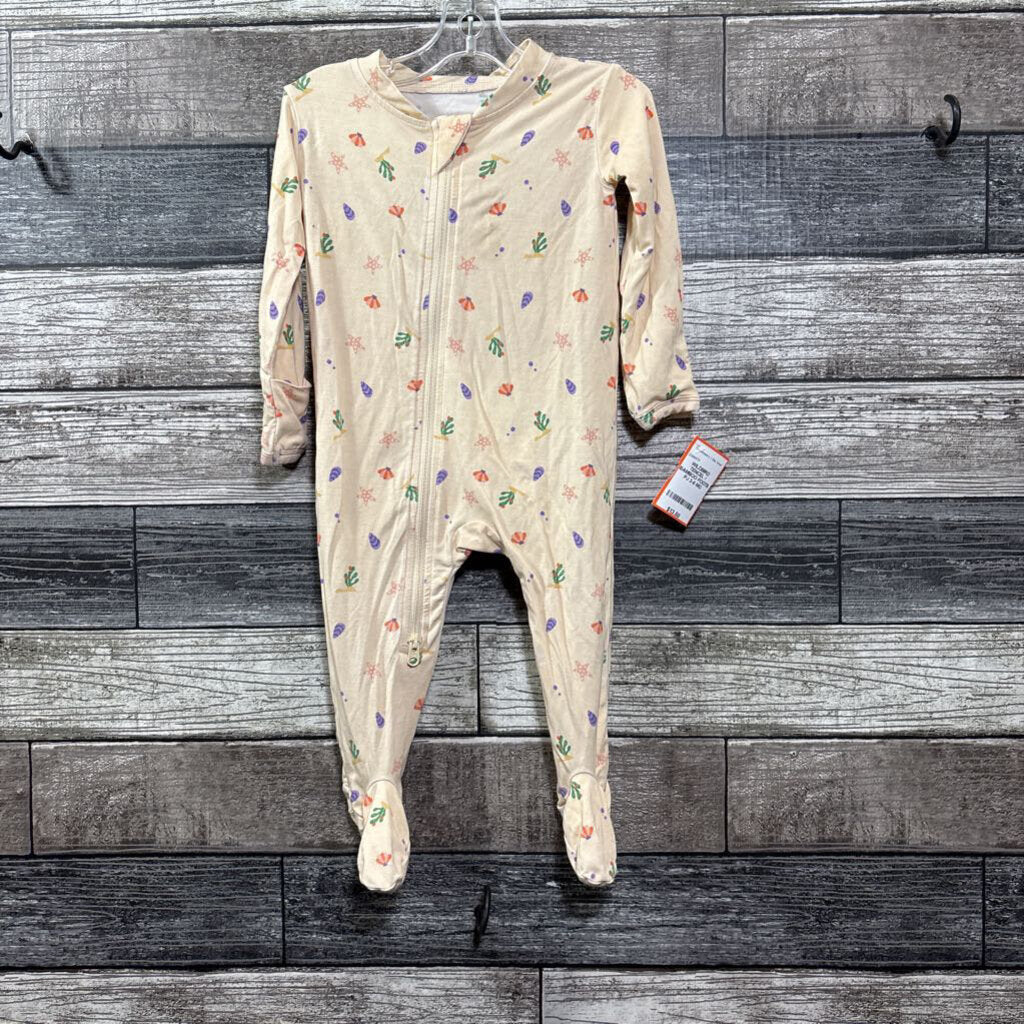 WILDBIRD TENCEL / BAMBOO FOOTIE PJ 3-6 MO