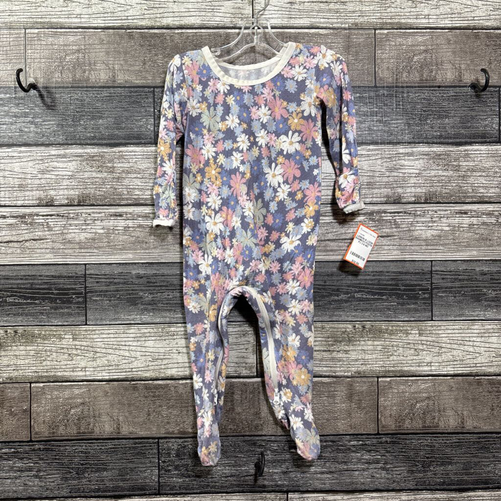 LEMON & LOOM BAMBOO FOOTIE PJ 3-6 MO