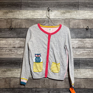MINI BODEN OWL POCKET CARDIGAN 9/10