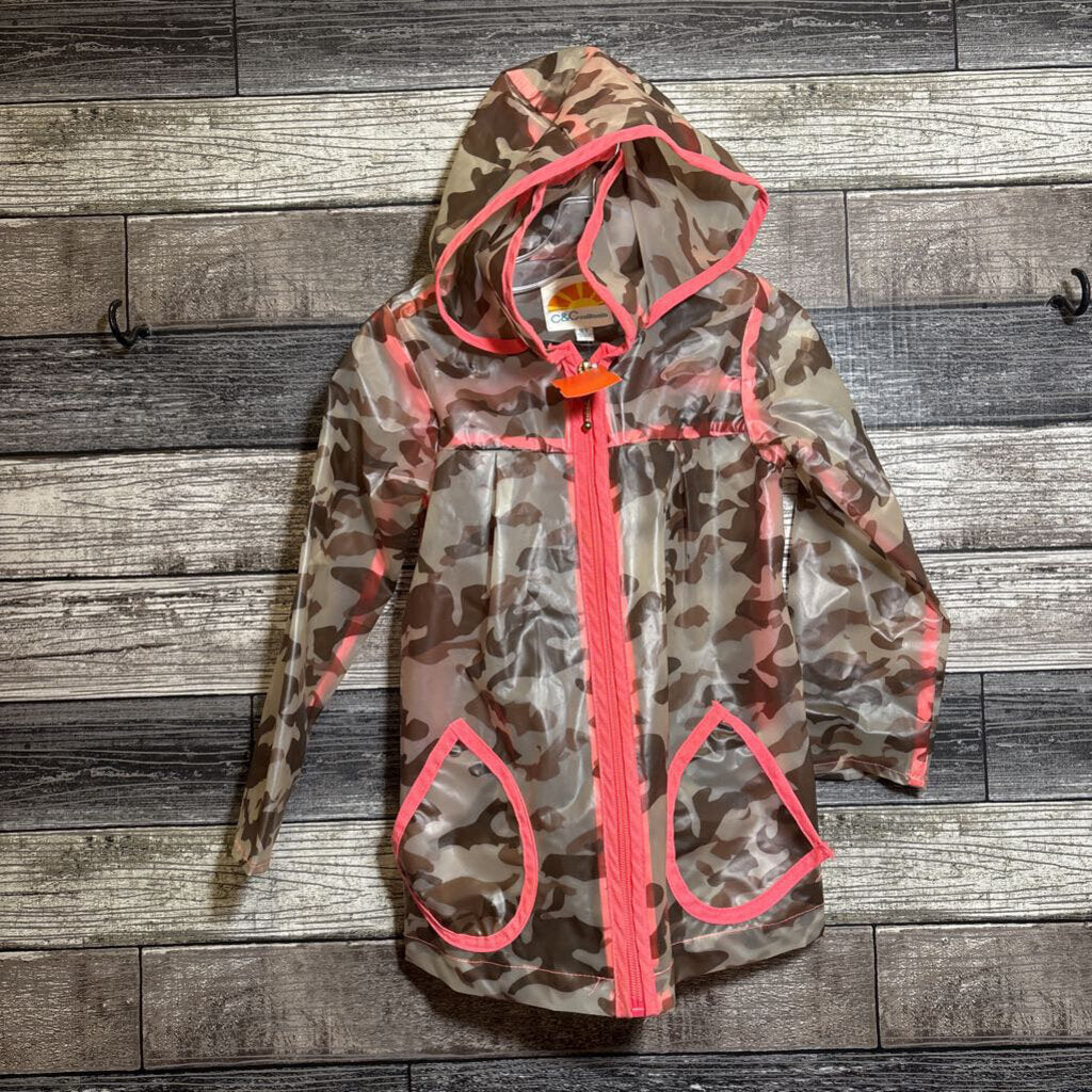 C&C CALIFORNIA CAMO CLEAR RAIN JACKET 3