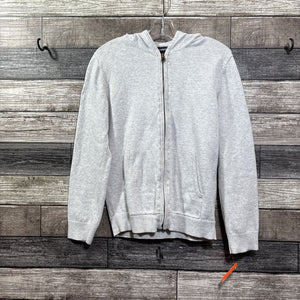 NORDSTROM FULL ZIP COTTON / CASHMERE HOODIE 8/10