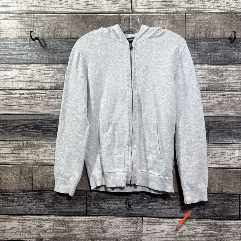 NORDSTROM FULL ZIP COTTON / CASHMERE HOODIE 8/10