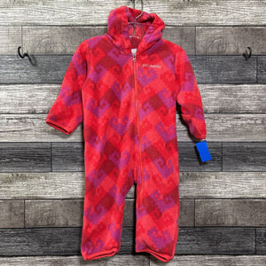 COLUMBIA HOODED FLEECE BUNTING 6-12 MO