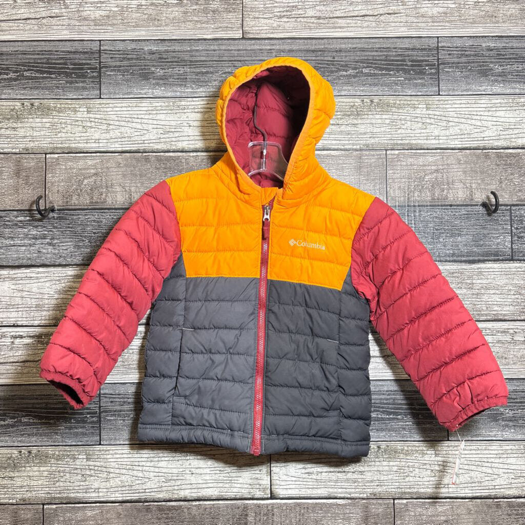 COLUMBIA OMNI HEAT HOODED PUFFER COAT 3