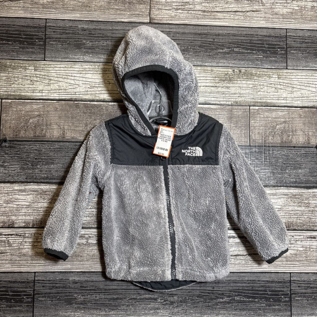 NORTH FACE HOODED OSO FLEECE JACKET 6-12 MO