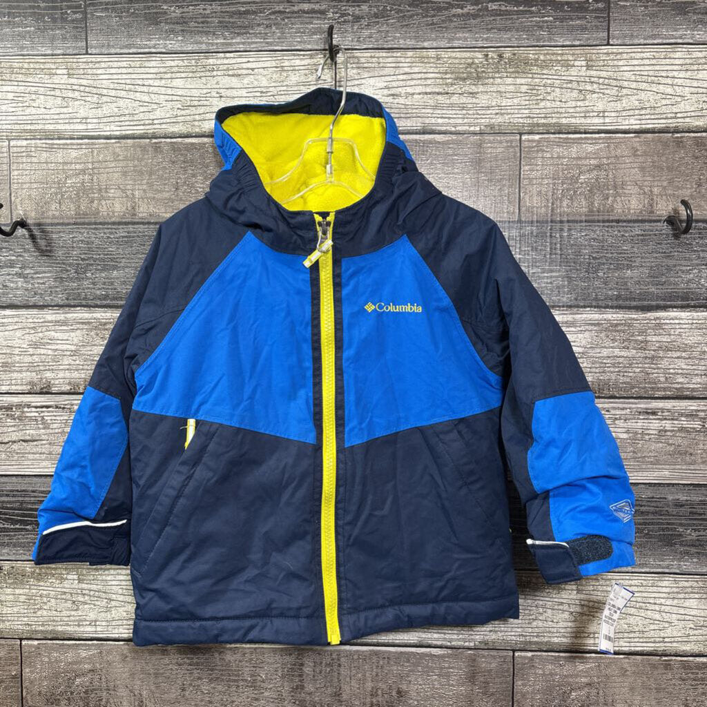 COLUMBIA OMNI HEAT OMNI TECH WATERPROOF HOODED COAT 3