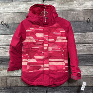 COLUMBIA OMNI HEAT OMNI TECH WATERPROOF HOODED COAT 4/5