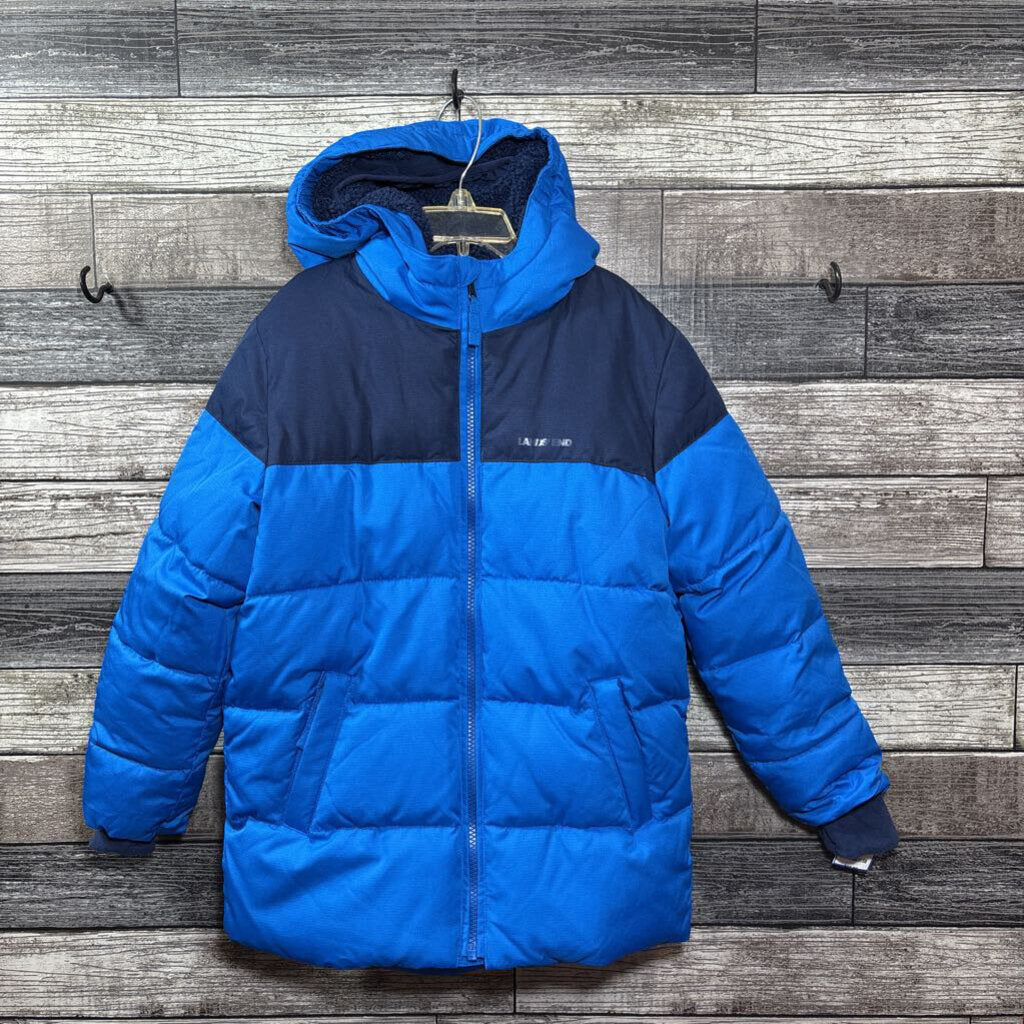 LANDS END THERMOPLUME FLEECE LINED PARKA 7 (RETAILS $155)