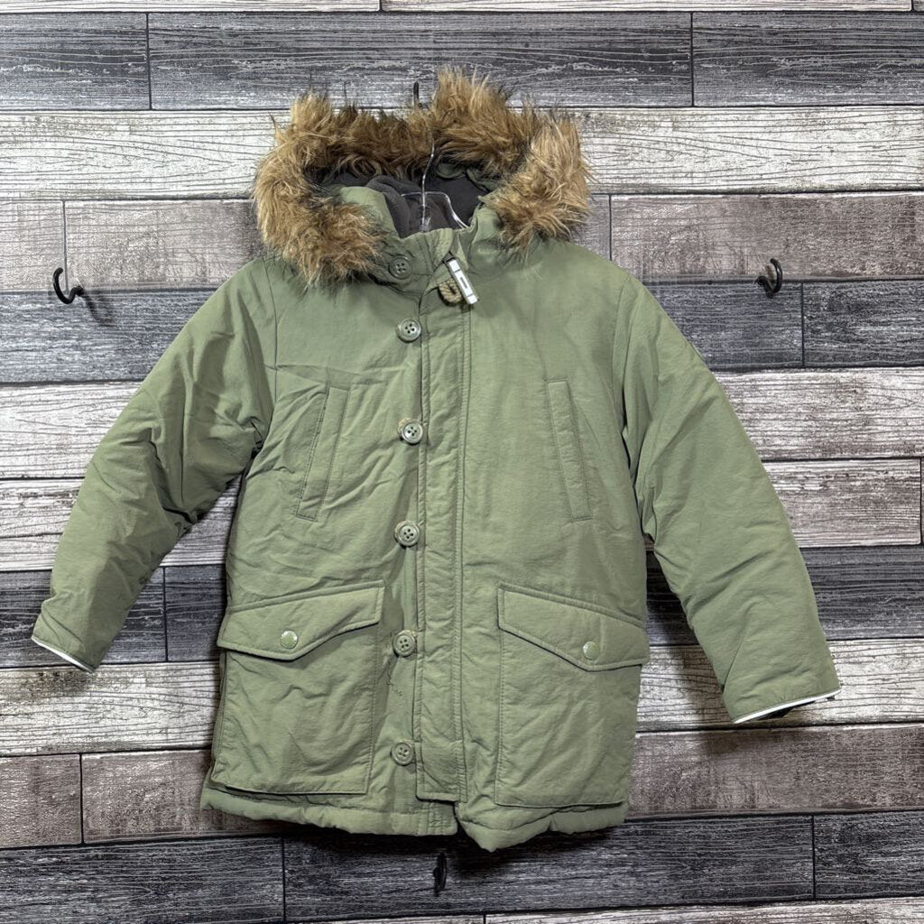 GAP LONG DOWN HOODED COAT WITH REMOVABLE FUR 5