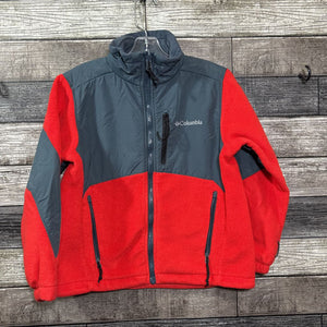 COLUMBIA HOODED MIXED MEDIA JACKET 8