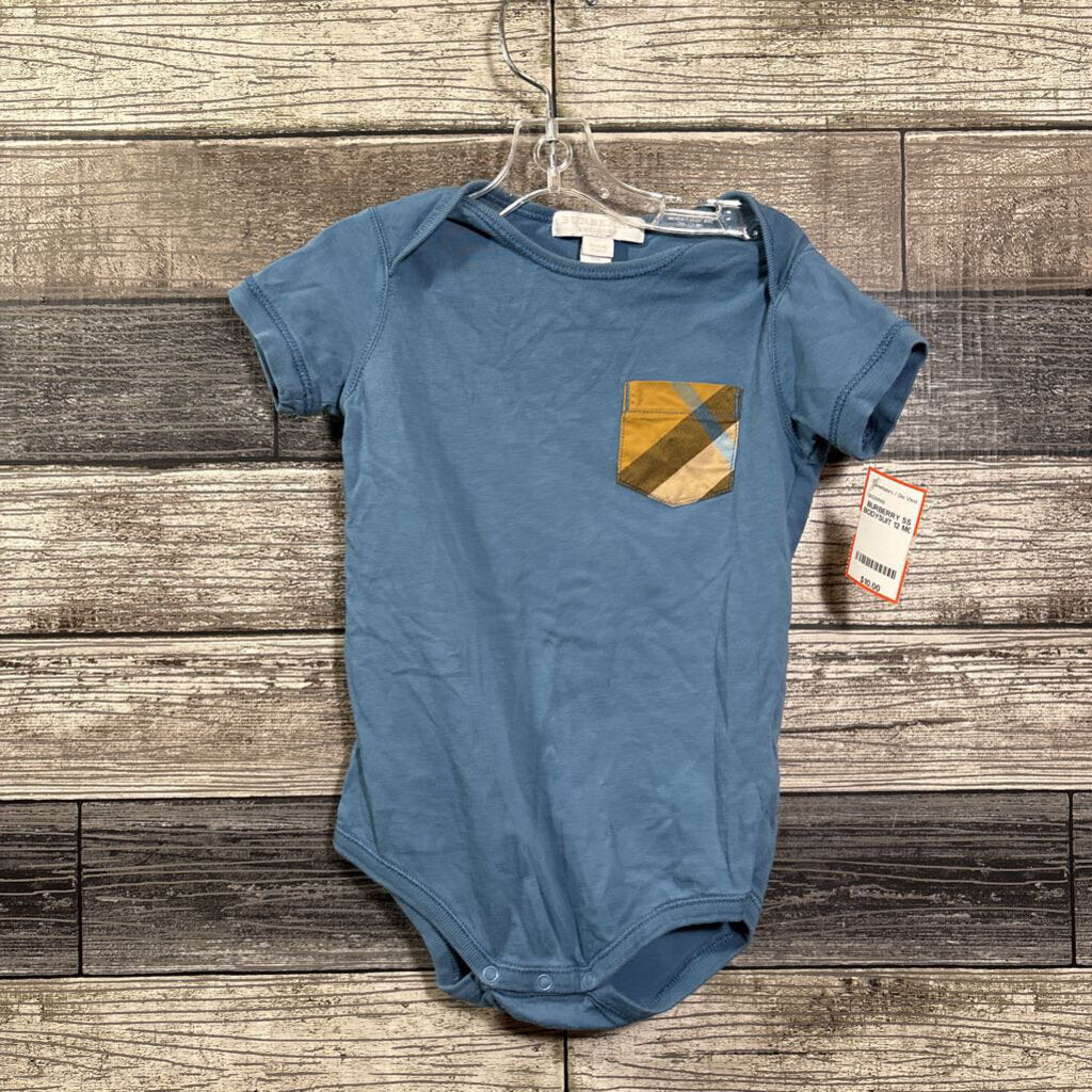 BURBERRY SS BODYSUIT 12 MO