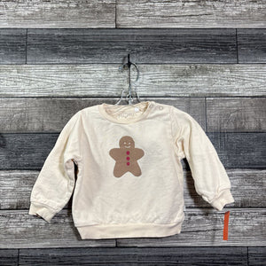 MORI GINGERBREAD ORGANIC SWEATSHIRT 9-12 MO
