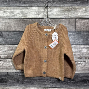 NWT OH BABY FUZZY KNIT CARDIGAN 6-12 MO - RETAILS FOR $70