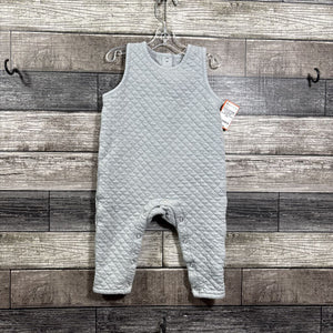 PEHR ORGANIC COTTON COZY ROMPER OVERALLS 6-12 MO