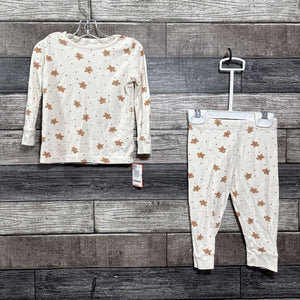 MORI 2PC BAMBOO ORGANIC COTTON 2PC PJ 9-12 MO
