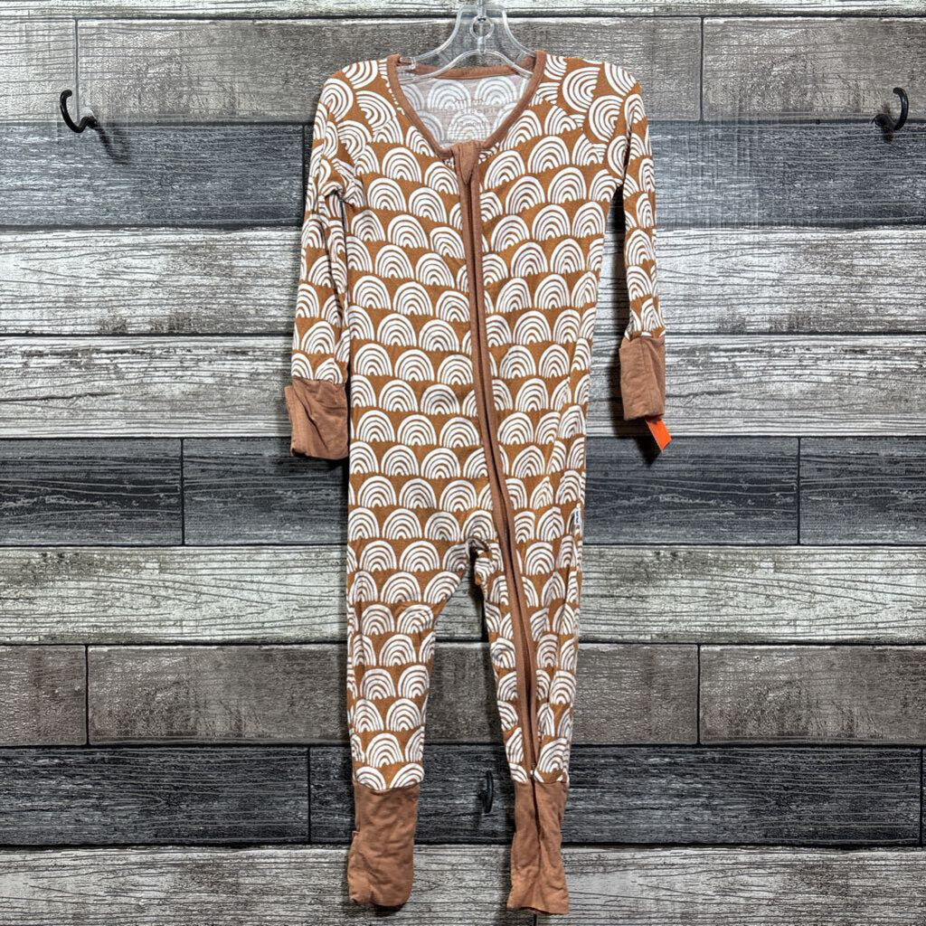 LITTLE SLEEPIES BAMBOO FOOTIE ZIPPY 6-12 MO