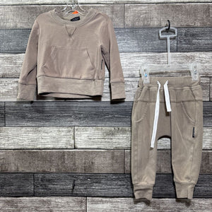 LITTLE BIPSY 2PC POCKET PULLOVER + JOGGER SET 12-18 MO