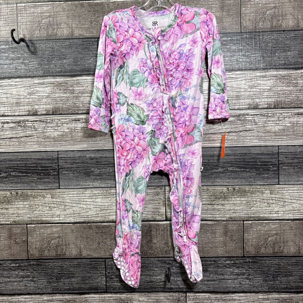BUMS & ROSES BAMBOO FOOTIE PJ 9-12 MO