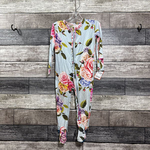 POSH PEANUT BAMBOO FOOTIE PJ 9-12 MO