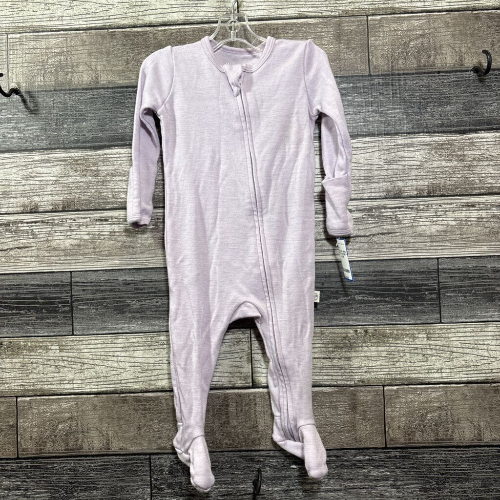 WOOLINO 100% WOOL FOOTIE PJ 3-6 MO