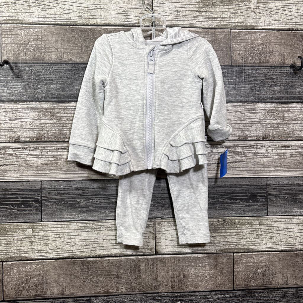 PLAY LITTLE SLEEPIES 2PC BAMBOO HOODIE + LEGGING 6-12 MO