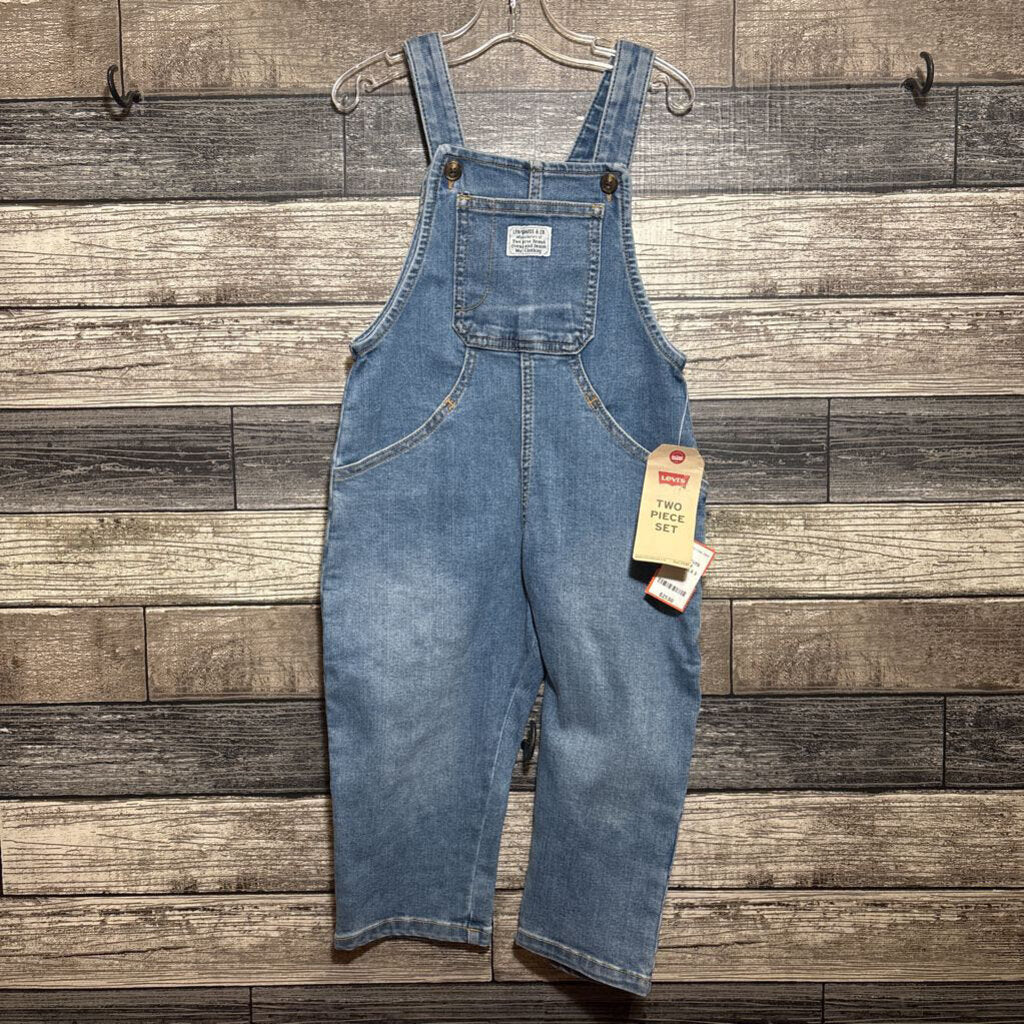 NWT LEVI'S DENIM OVERALLS 3