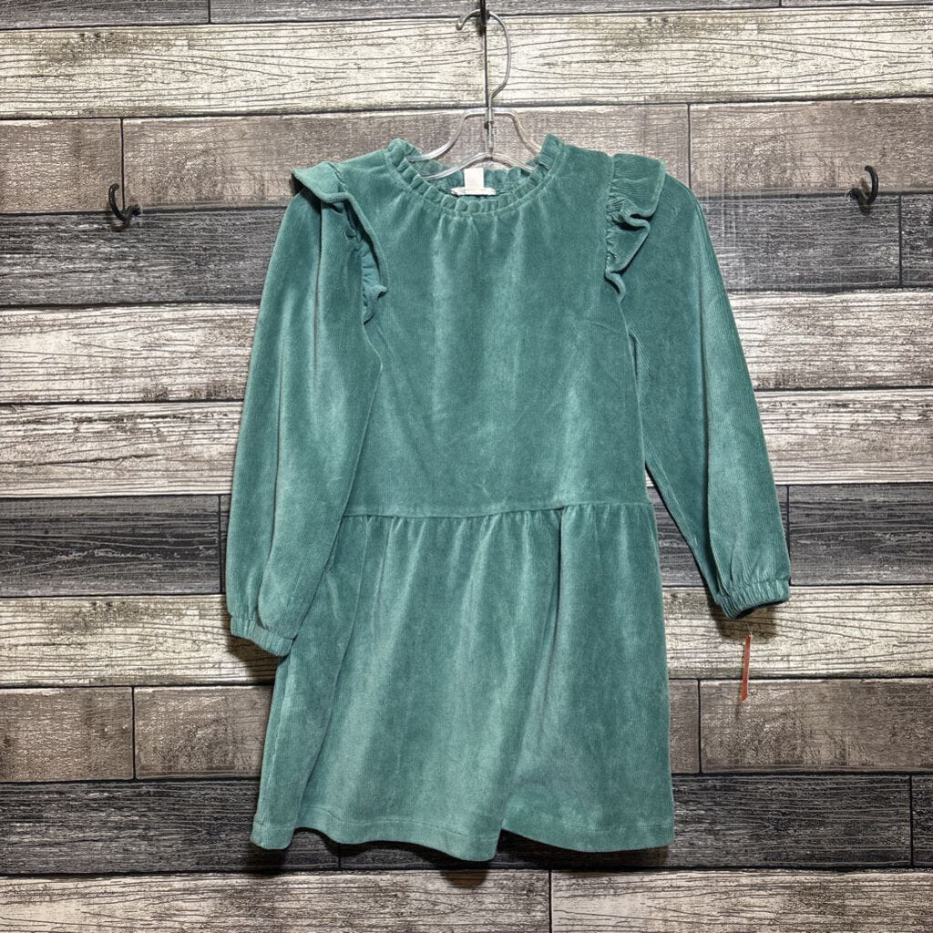 CREWCUTS LS VELOUR DRESS 6
