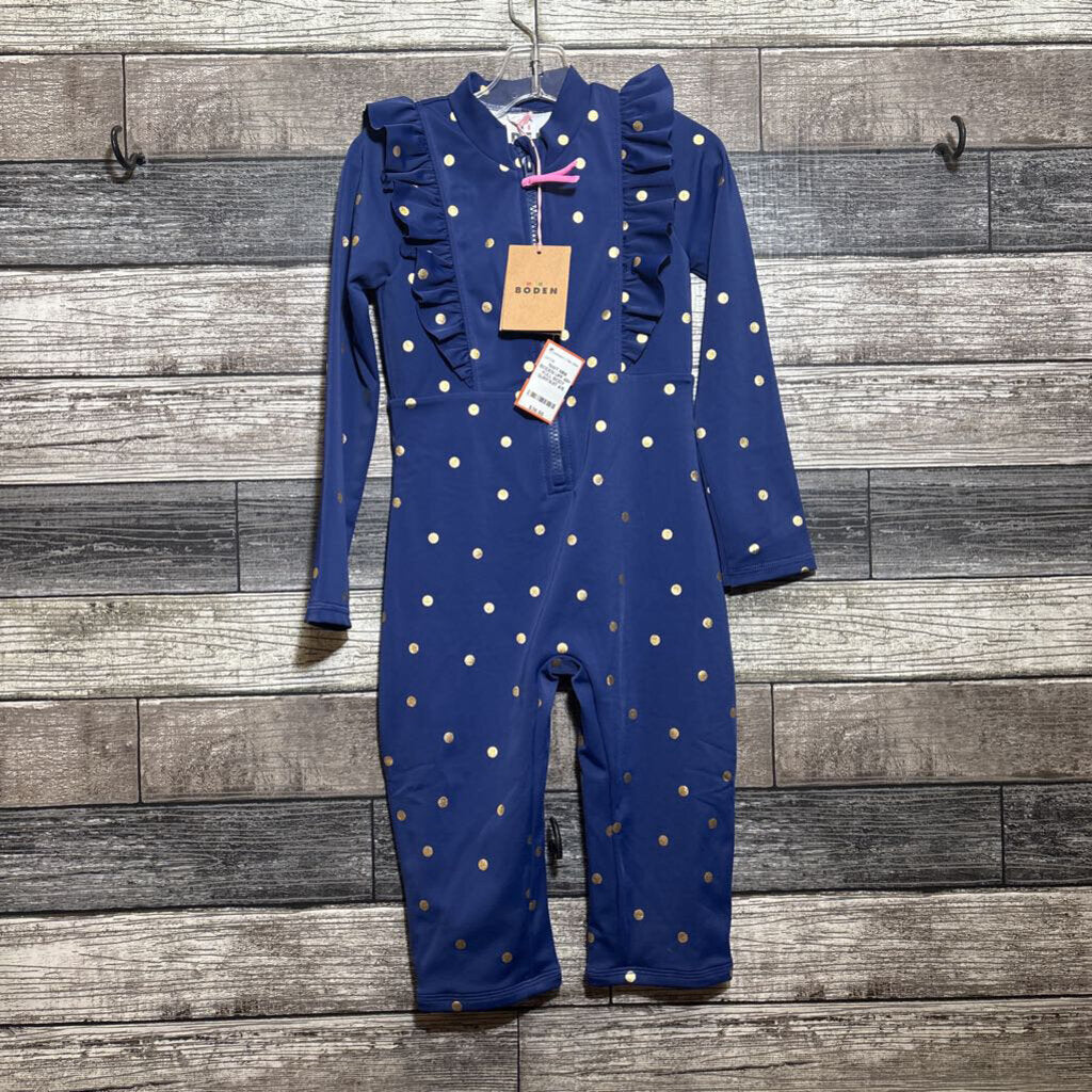 NWT MINI BODEN UPF 40+ FULL BODY SURFSUIT 4/5