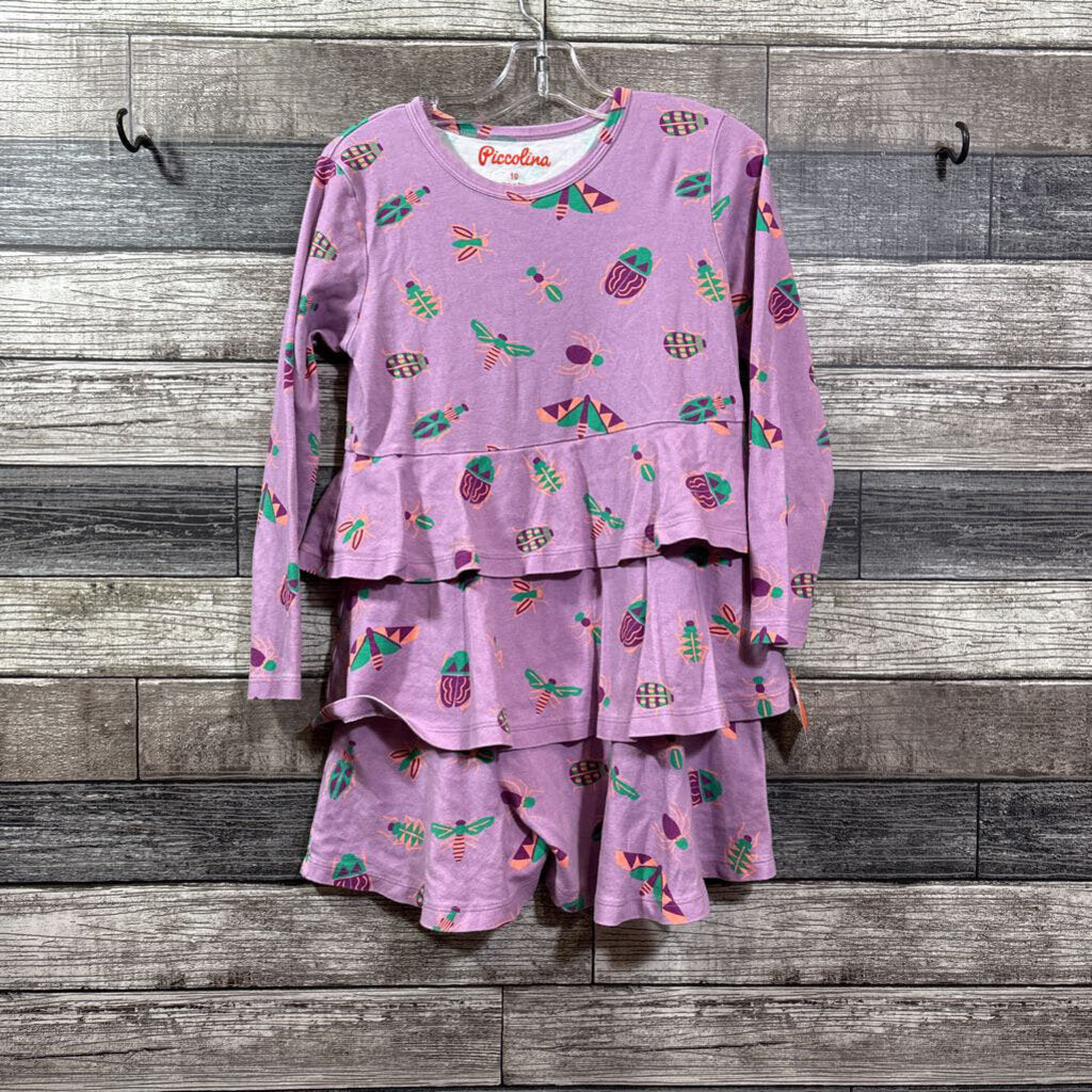 PICCOLINA LS COTTON TIERED DRESS 10
