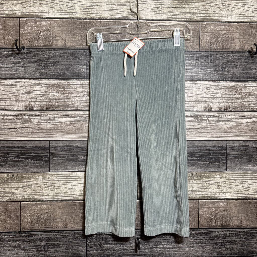 ZARA RIBBED WIDE LEG PANTS 3/4