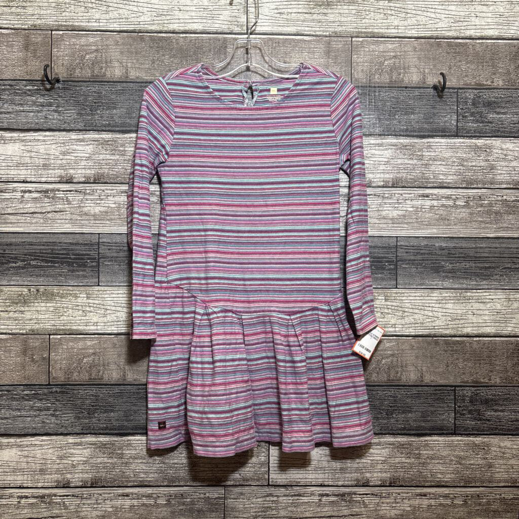 TEA LS STRIPED COTTON DRESS 7