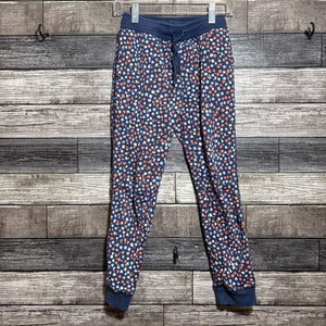 TEA PRINTED COTTON JOGGERS 8