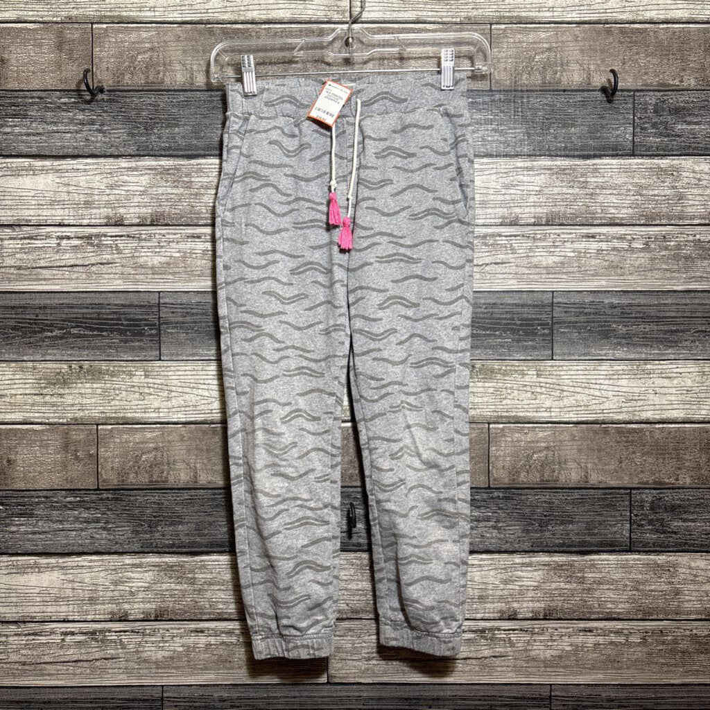 TEA PRINTED COTTON JOGGERS 8