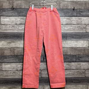 ORGANIC COTTON PINK PULL ON DENIM PANTS 12