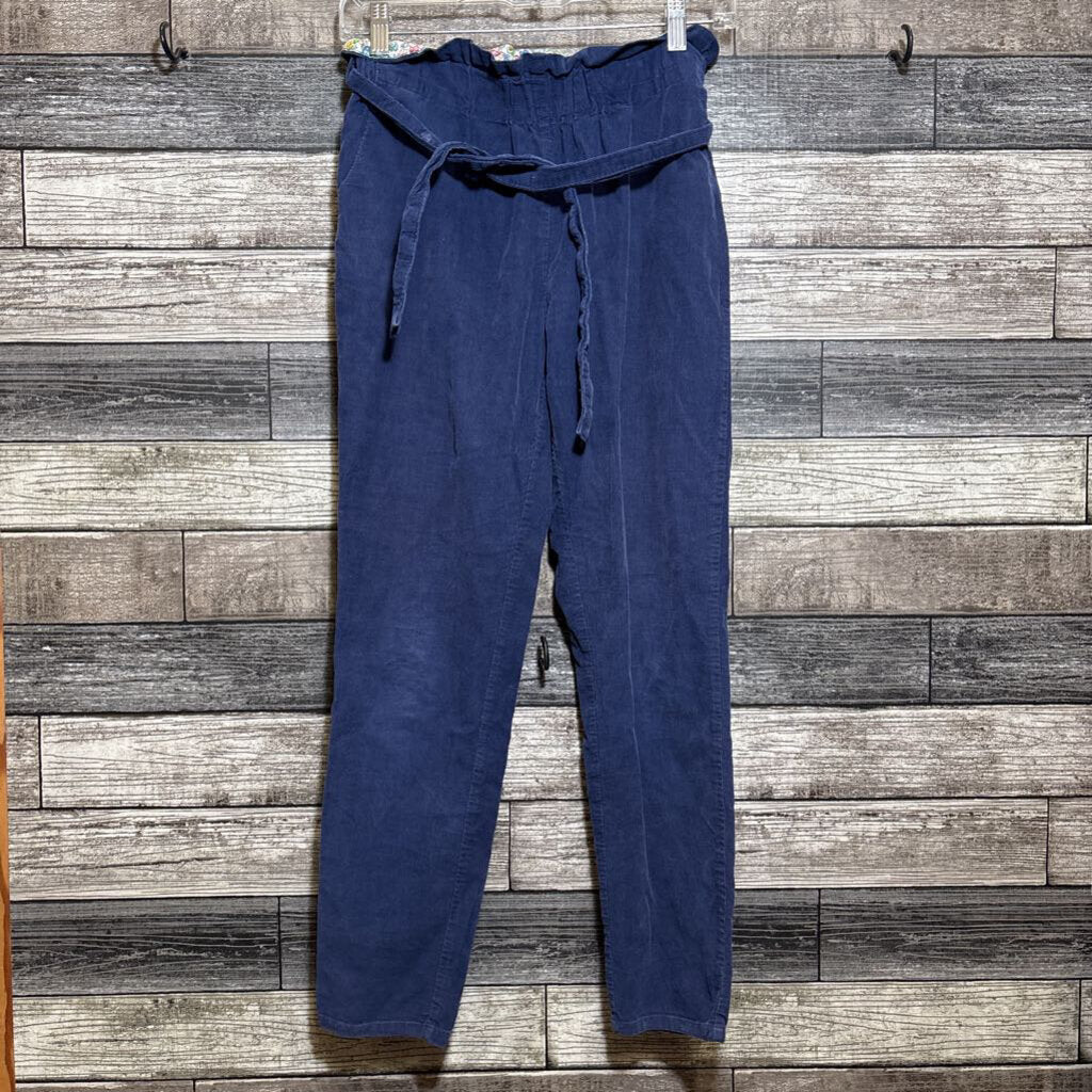 MINI BODEN PULL ON TIE CORDUROY PANTS 12