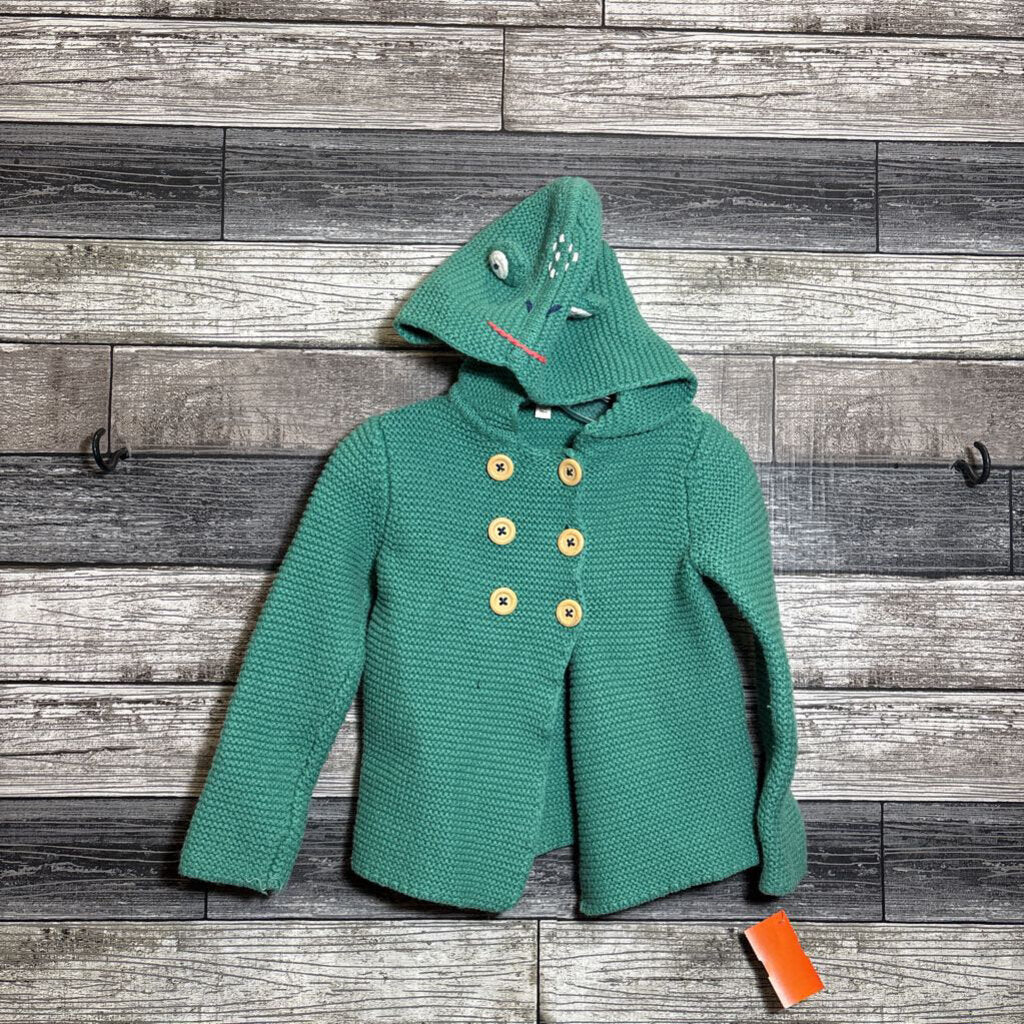 MINI BODEN KNITTED FROG CARDIGAN JACKET 2/3