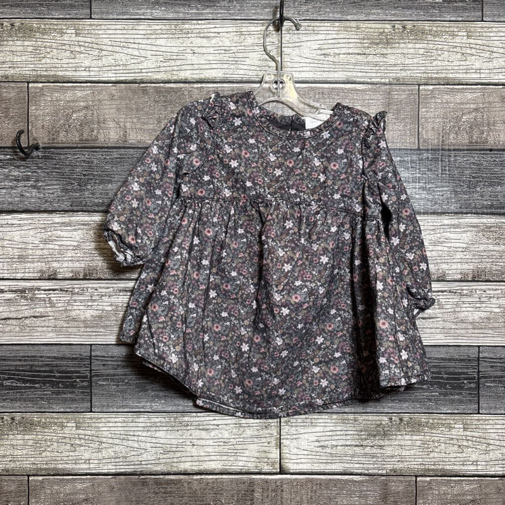 JAMIE KAY LS ORGANIC COTTON CORDUROY DRESS 6-12 MO