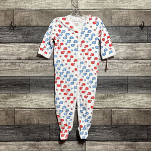 ROLLER RABBIT PIMA COTTON FOOTIE PJ 6-9 MO