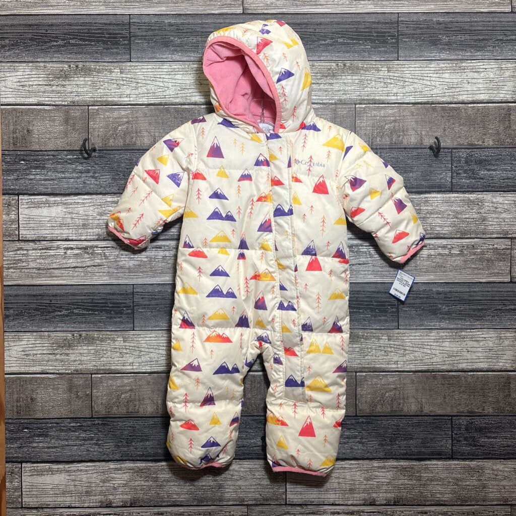 COLUMBIA SNUGGLY BUNNY DOWN BUNTING 6-12 MO