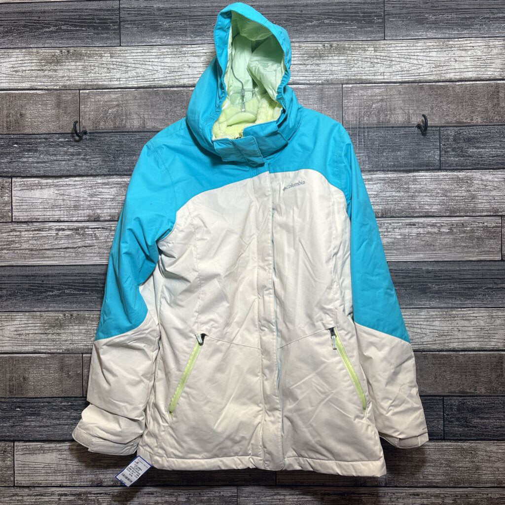 COLUMBIA FLEECE INTERCHANGE OMNI HEAT OMNI TECH 3 IN 1 COAT 14/16