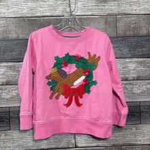 Load image into Gallery viewer, MINI BODEN APPLIQUE HOLIDAY SWEATSHIRT 4/5
