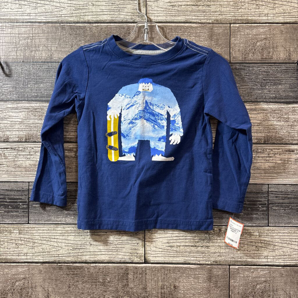 TEA LS COTTON GRAPHIC T-SHIRT 4
