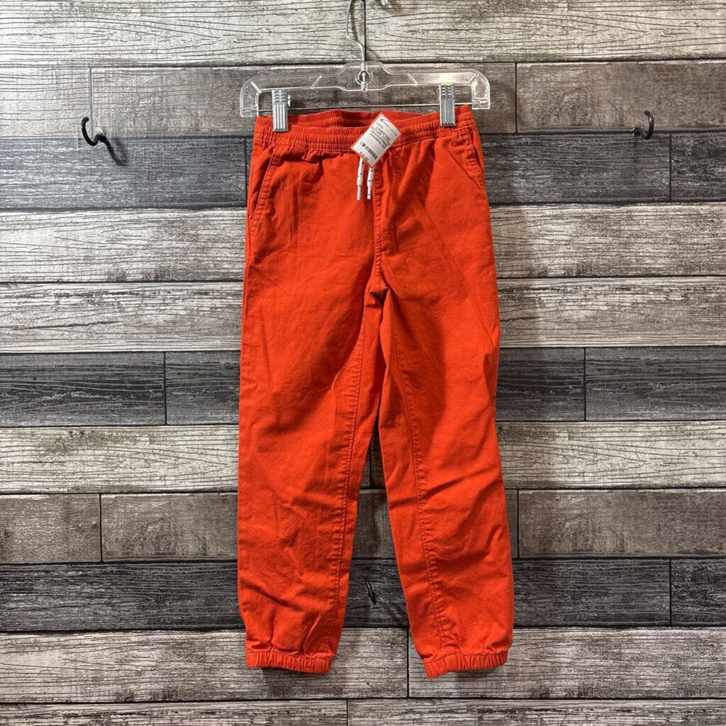 LANDS END WOVEN COTTON DRAWSTRING JOGGERS 5/6