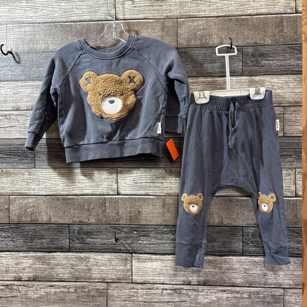 HUX 2PC FURRY BEAR SWEATSET 3 - RETAILS FOR $110